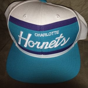 Charlotte hornets Mitchell & Ness Adjustable Hat 4-Christmas Time Seasonal Gift